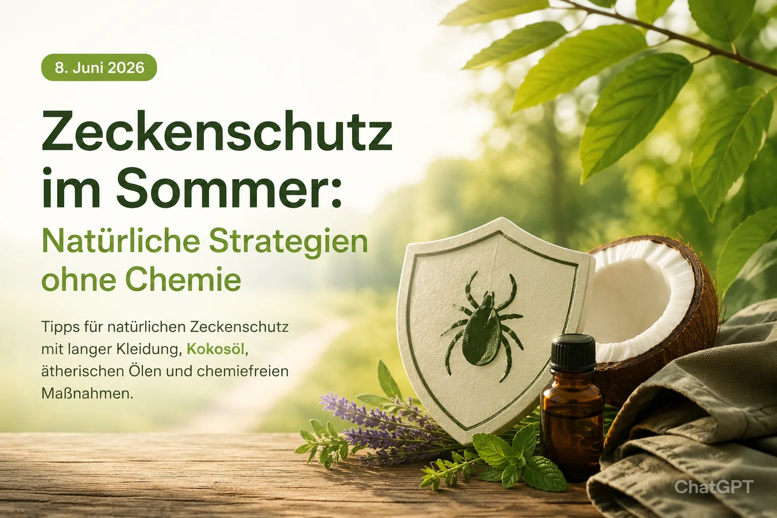 Zeckenschutz im Sommer